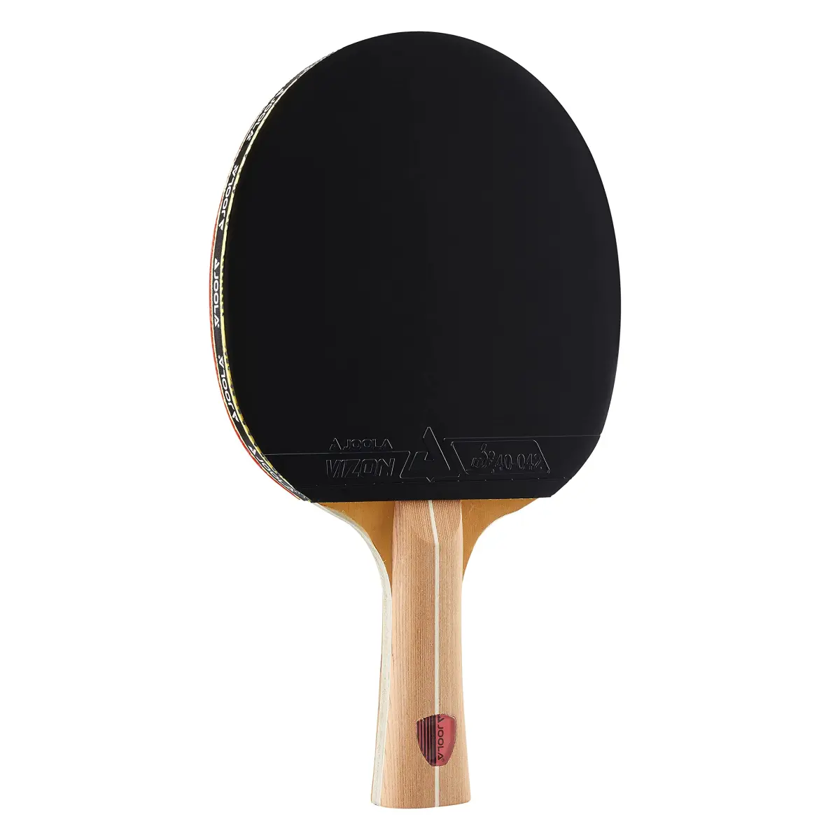 JOOLA Omega Control Table Tennis Racket | 5-Ply Wood Blade, Vizon Rubber, Flared Handle, 185g - main product image