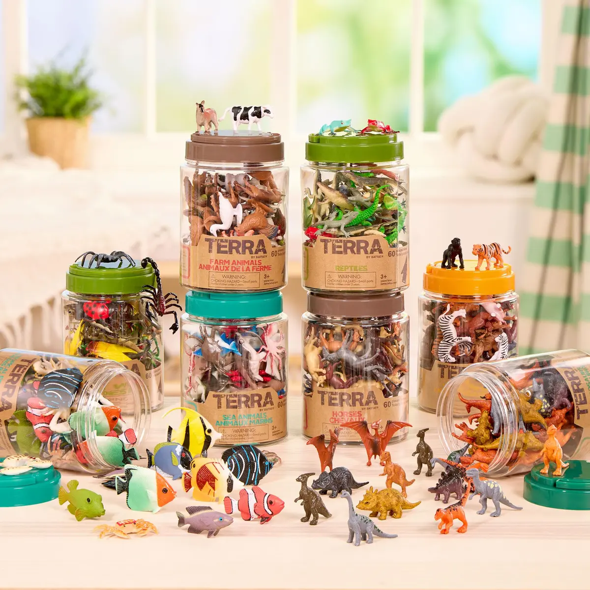 Terra by Battat Insect World Bug Toys, 60 Mini Figures in Tube, Insects (60-Piece Set) - view 4