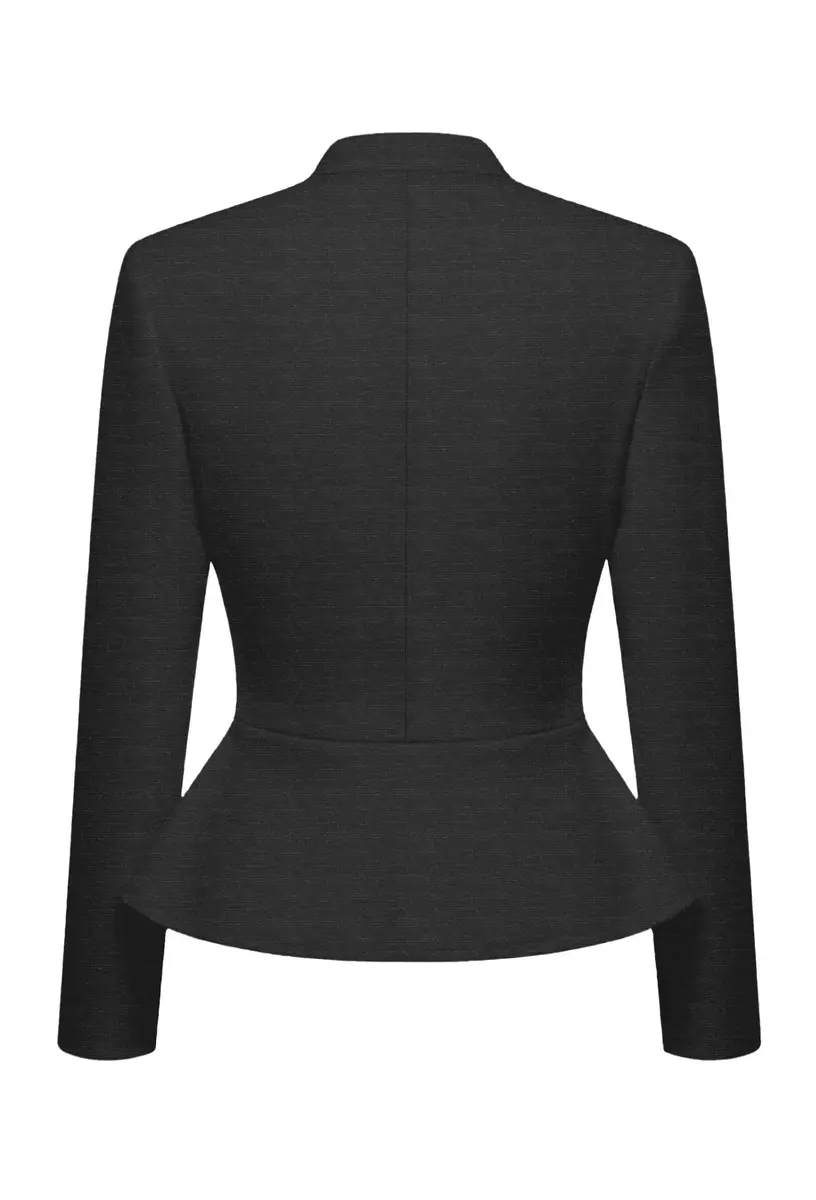 Hybrid & Company Women Super Comfy Ponte Office Blazer JK1135X 2X | Versatile Casual Office Blazer for Women - view 5