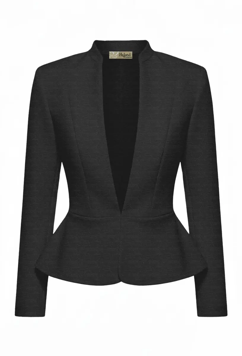 Hybrid & Company Women Super Comfy Ponte Office Blazer JK1135X 2X | Versatile Casual Office Blazer for Women - view 4