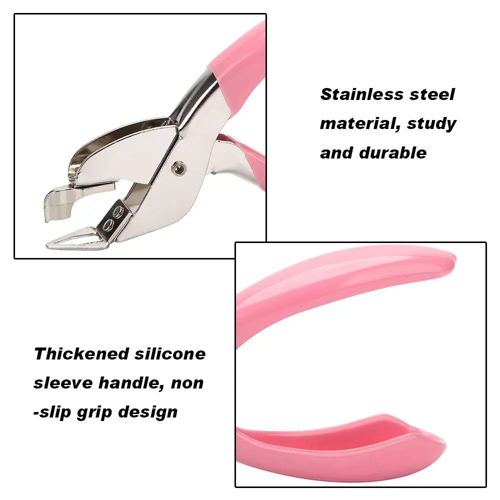 ASPERFFORT Pink Heavy Hand Staple Remover Tool | Stainless Steel Forging - view 3