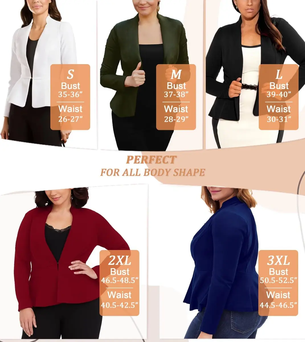 Hybrid & Company Women's Nylon Ponte Blazer JK1135 1073T Black S | Versatile Office & Casual Blazer - view 7