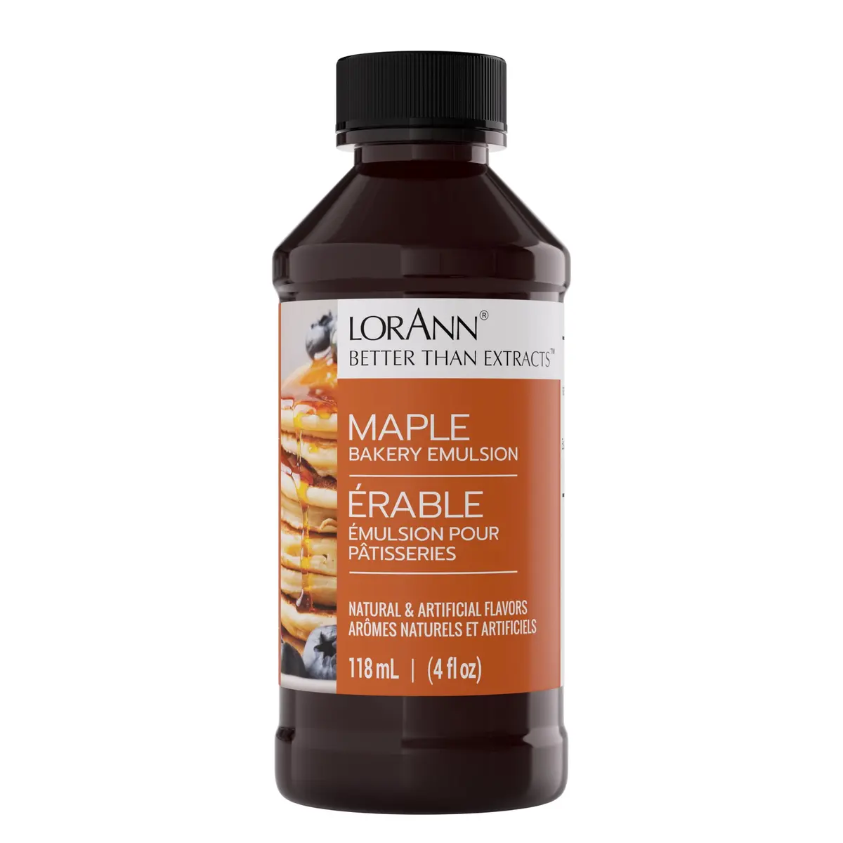 LorAnn Oils Maple Bakery Emulsion & Flavoring 4 Fl Oz | Gluten-Free, Keto-Friendly, USA Made - main product image