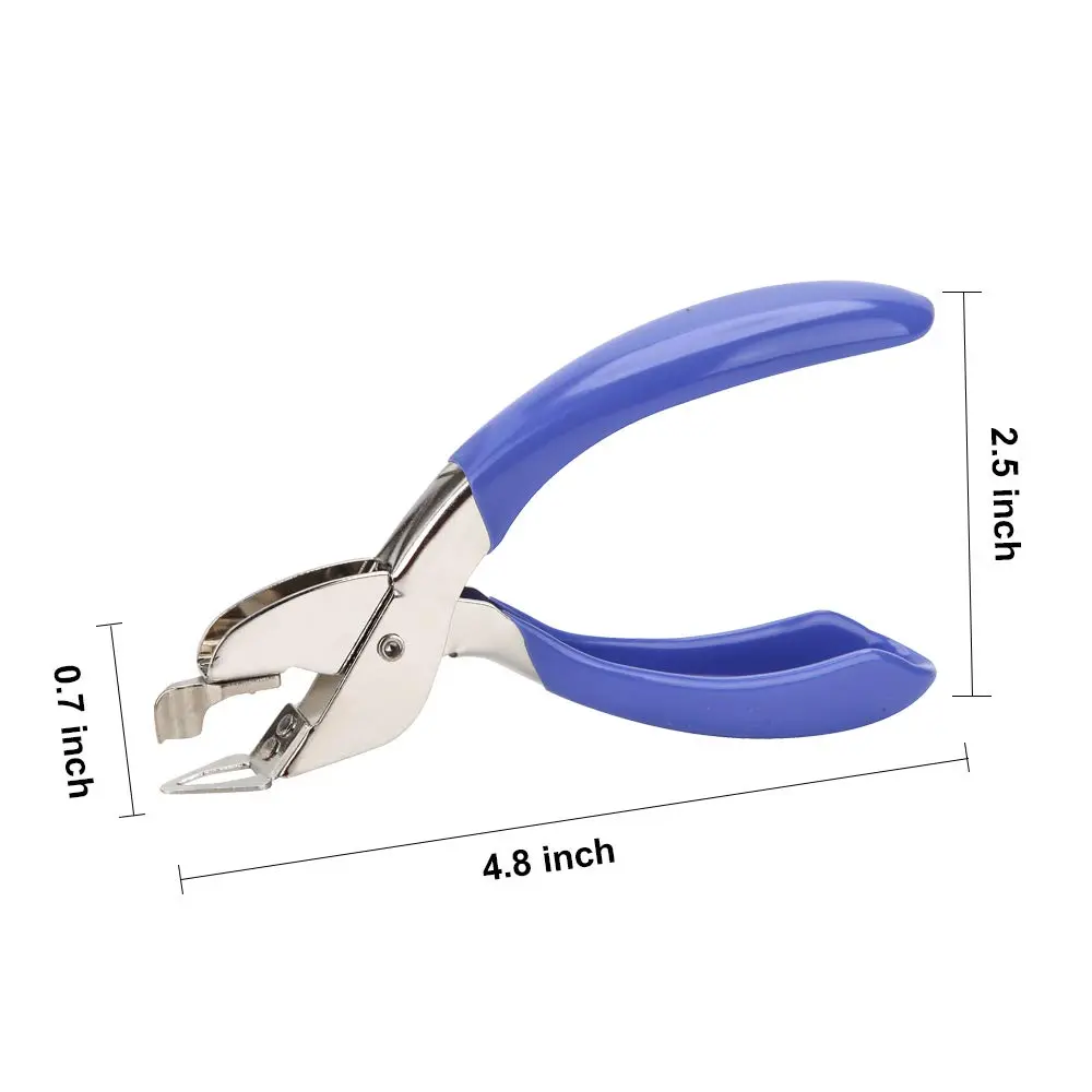 ASPERFFORT Blue Heavy Hand Staple Remover Tool | Stainless Steel Forging - view 2