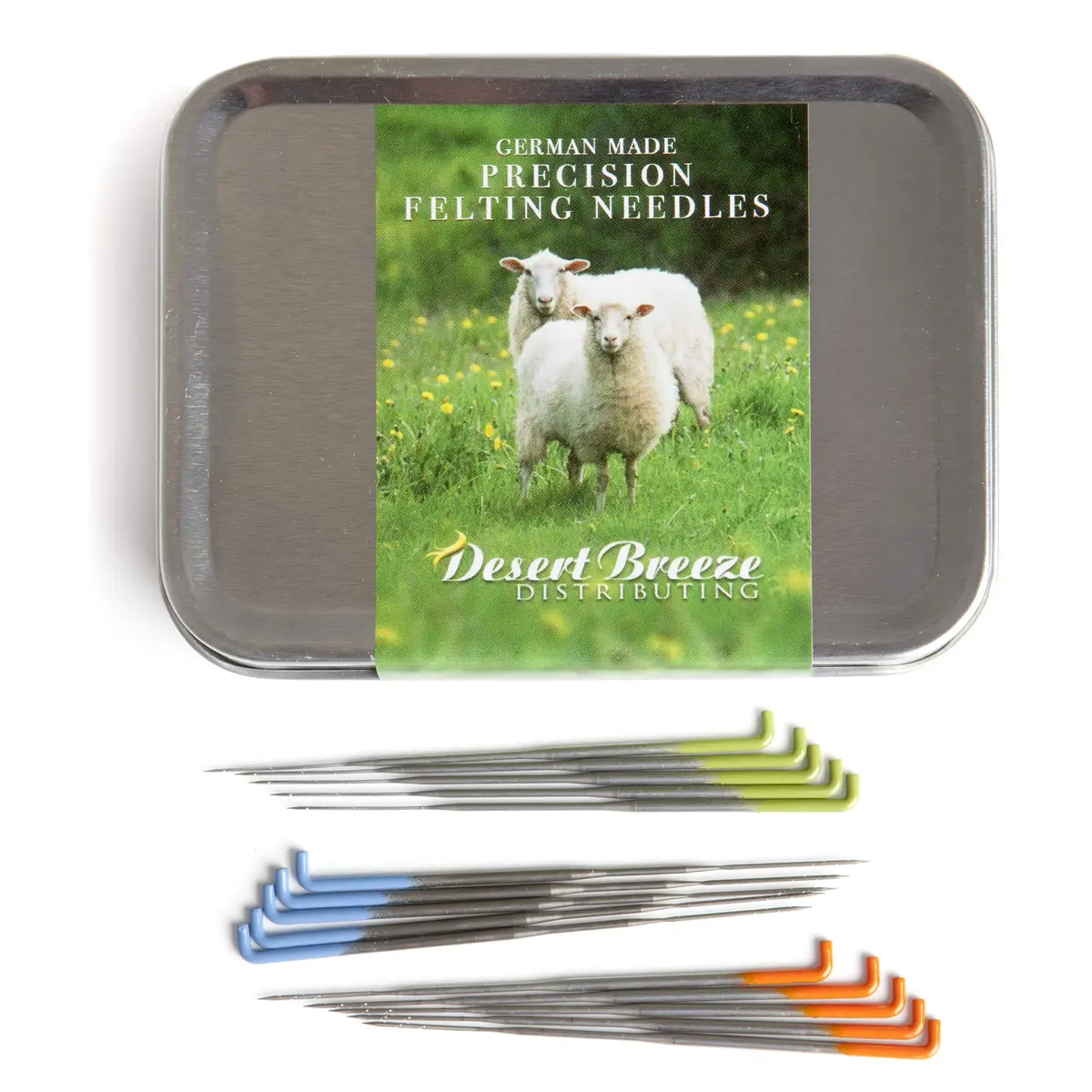 Desert Breeze Distributing Felting Needles High Carbon Steel 15 Pack | German Made Precision Tools - main product image