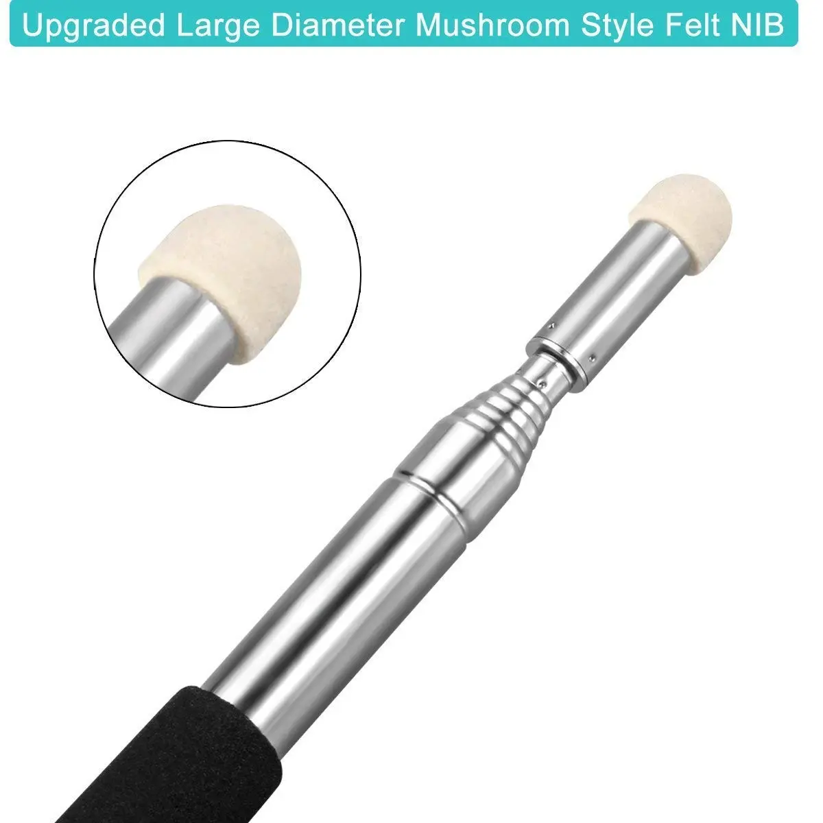SANDAO Telescopic Teachers Pointer 2-Pack | Professional Extendable Retractable Handheld Presenter for Classroom Whiteboards - view 2