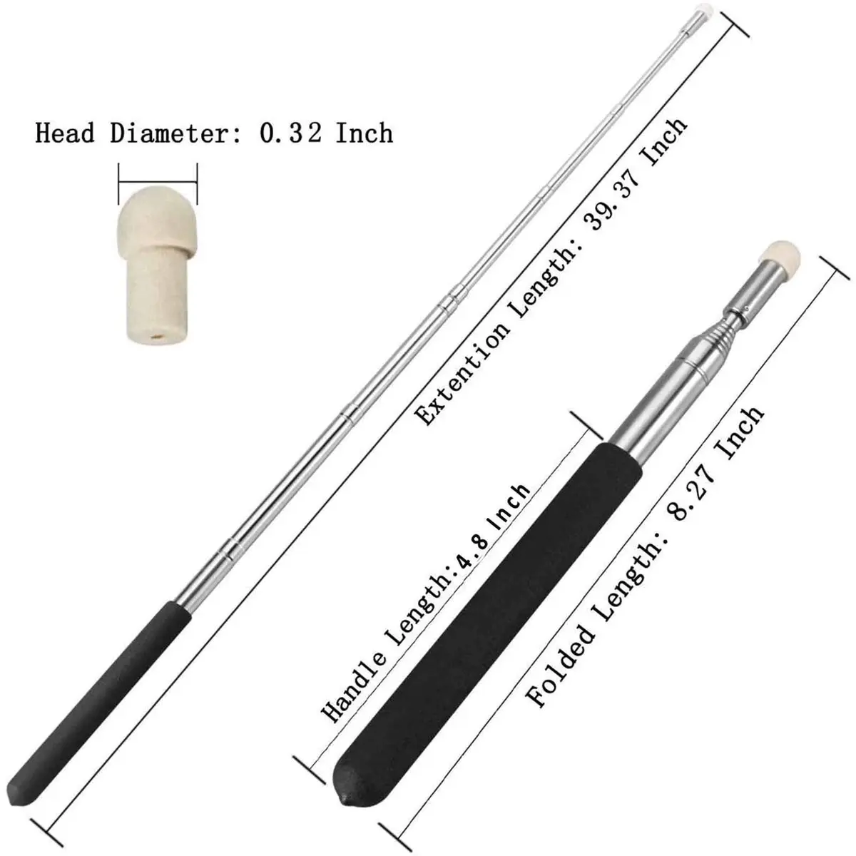 SANDAO Telescopic Teachers Pointer 39 inch | Extendable Classroom Whiteboard Hand Pointer - view 5