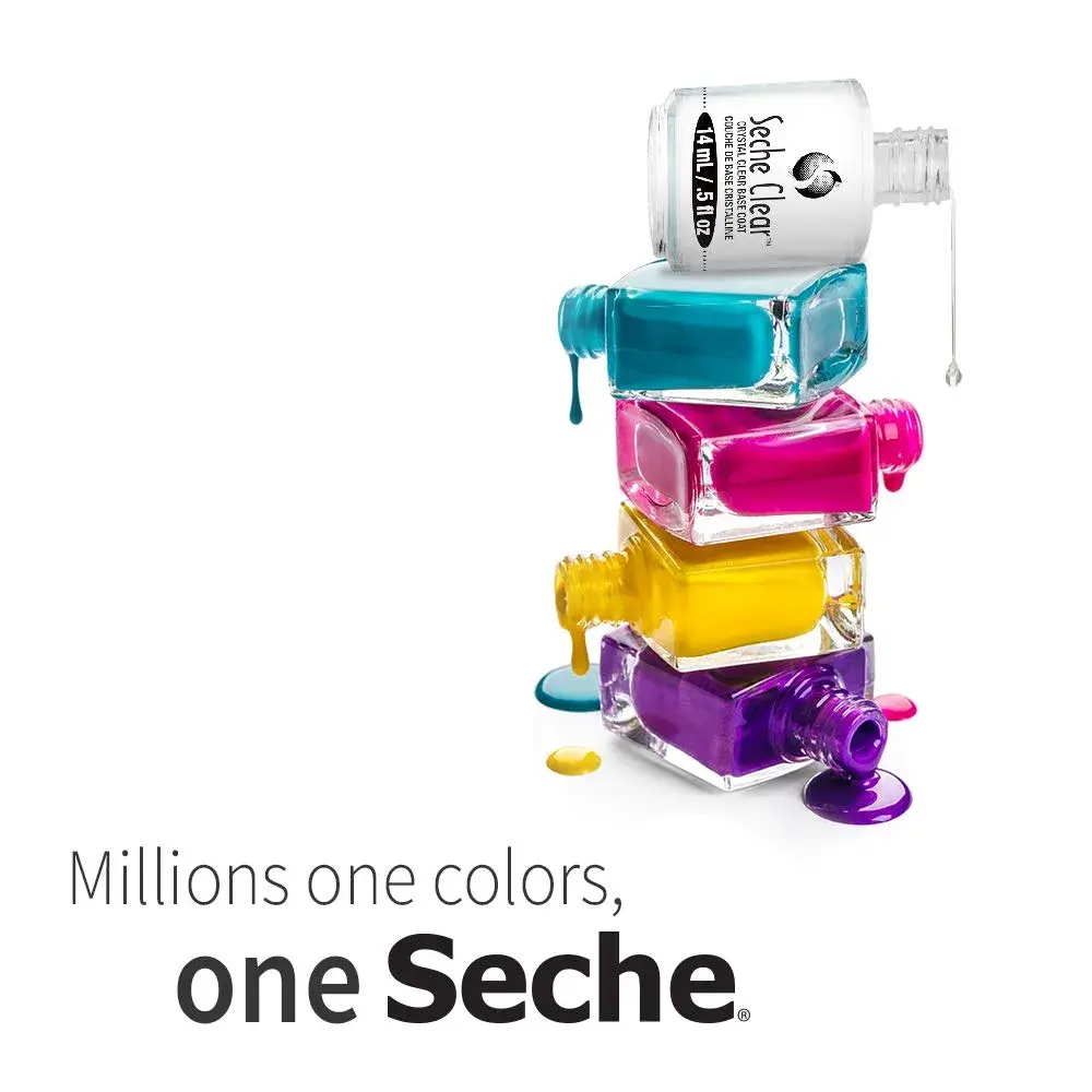 Seche Clear Base Coat Nail Polish 28ml (0.5 Fl Oz) | Professional Salon Finish - view 7