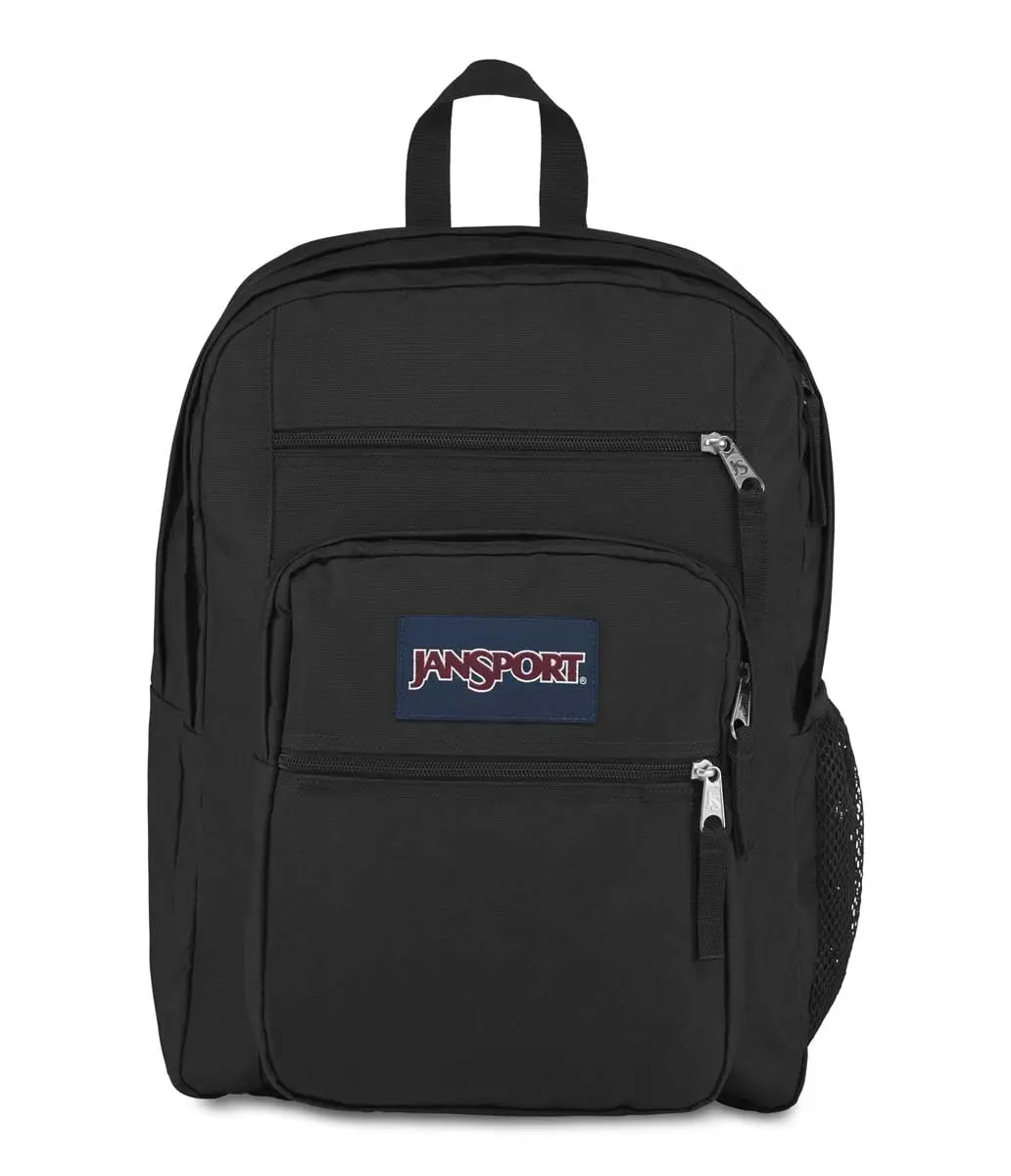 JanSport Big Student Black Laptop Backpack 34L (1.2 cu ft) | Durable & Spacious for School, Work, Travel - main product image