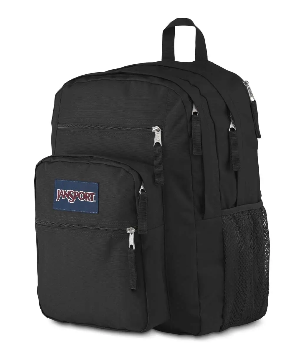 JanSport Big Student Black Laptop Backpack 34L (1.2 cu ft) | Durable & Spacious for School, Work, Travel - view 8