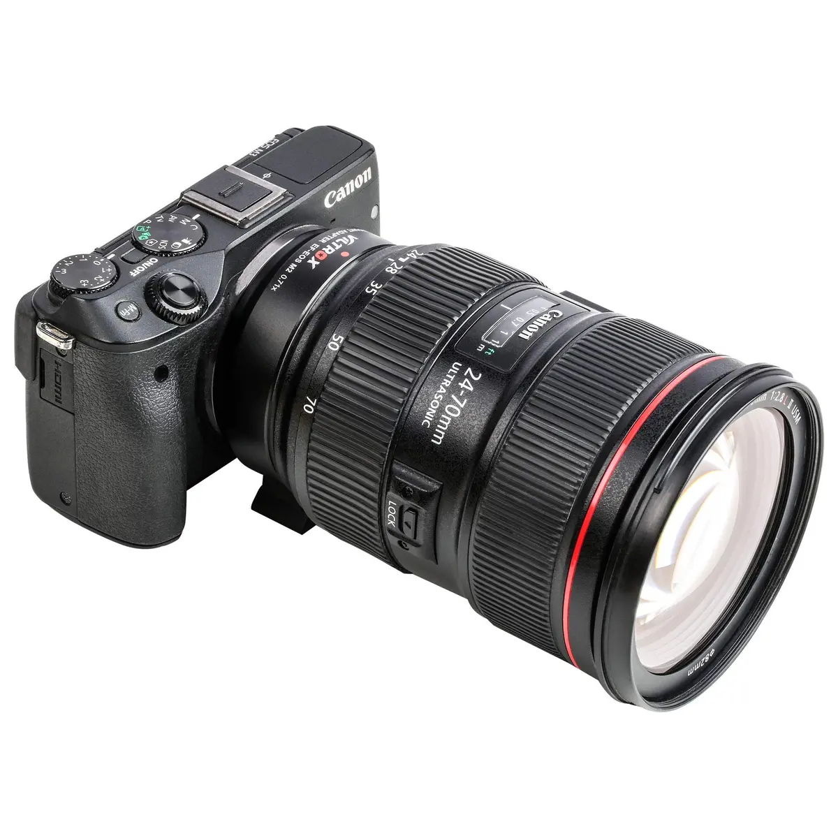 VILTROX EF-EOS M2 Speed Booster 0.71x for Canon EF to EF-M Mount Cameras | 145g (5.1 oz) with Tripod Mount - view 6