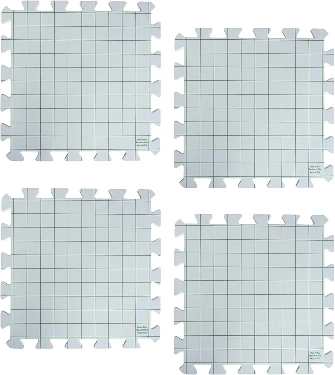 Boye Interlocking Blocking Boards for Knitting, Crochet & Needlepoint | 4-Piece Set | 12” x 12” - view 4