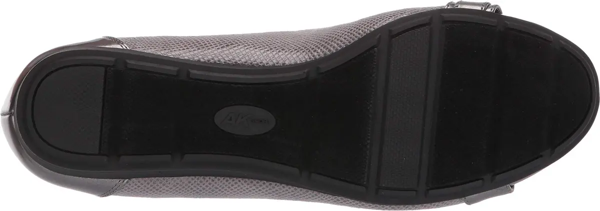 Anne Klein Womens Able Slip-On Flats - Comfortable Classic Dress Shoes for Office, Work & Formal Events, Grey Multi, 8.5 Wide - view 5