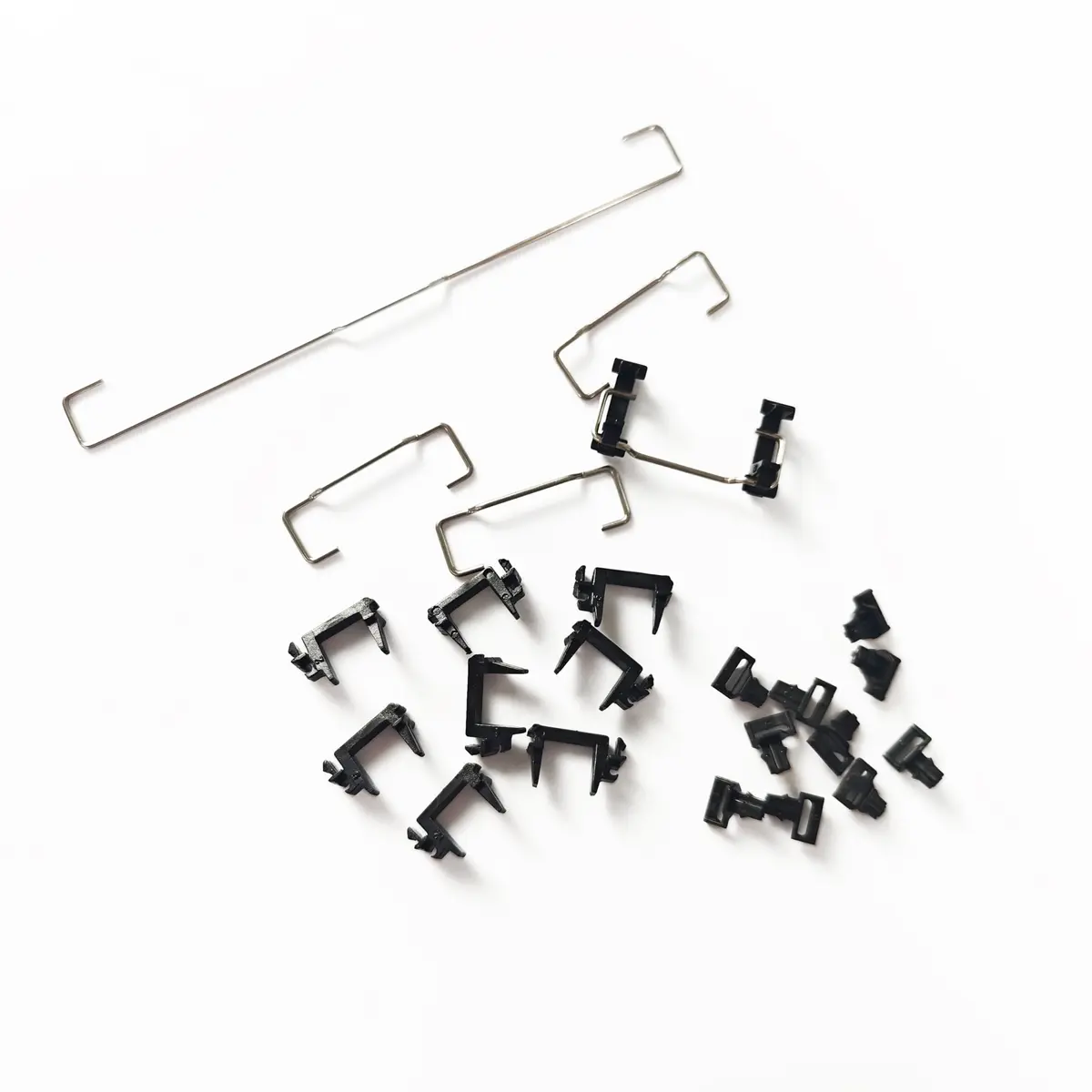YMDK Costar Style Plate-Mounted Stabilizers for MX Mechanical Keyboard | Raised Wire, Better Tactile Feel - view 9