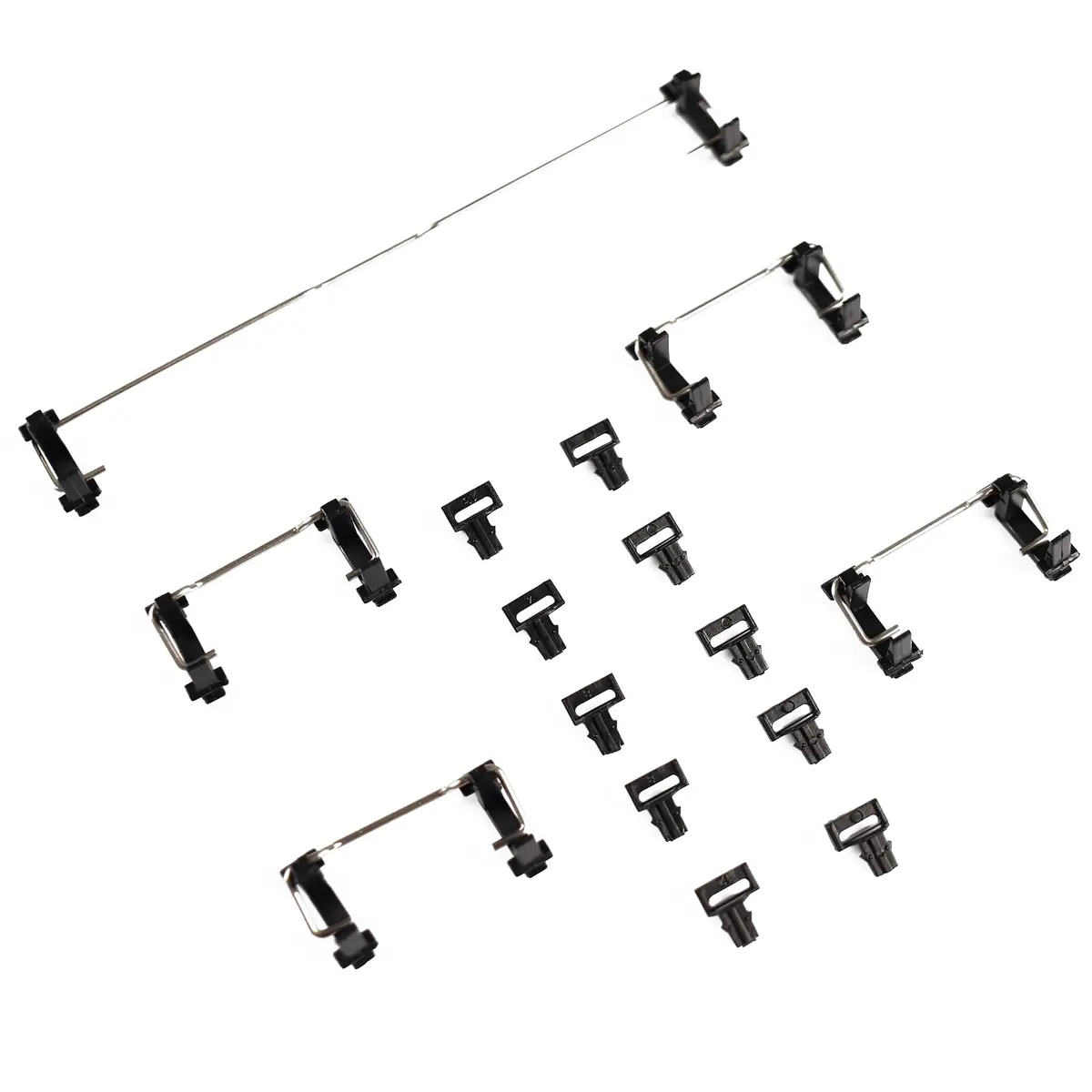 YMDK Costar Style Plate-Mounted Stabilizers for MX Mechanical Keyboard | Raised Wire, Better Tactile Feel - view 2