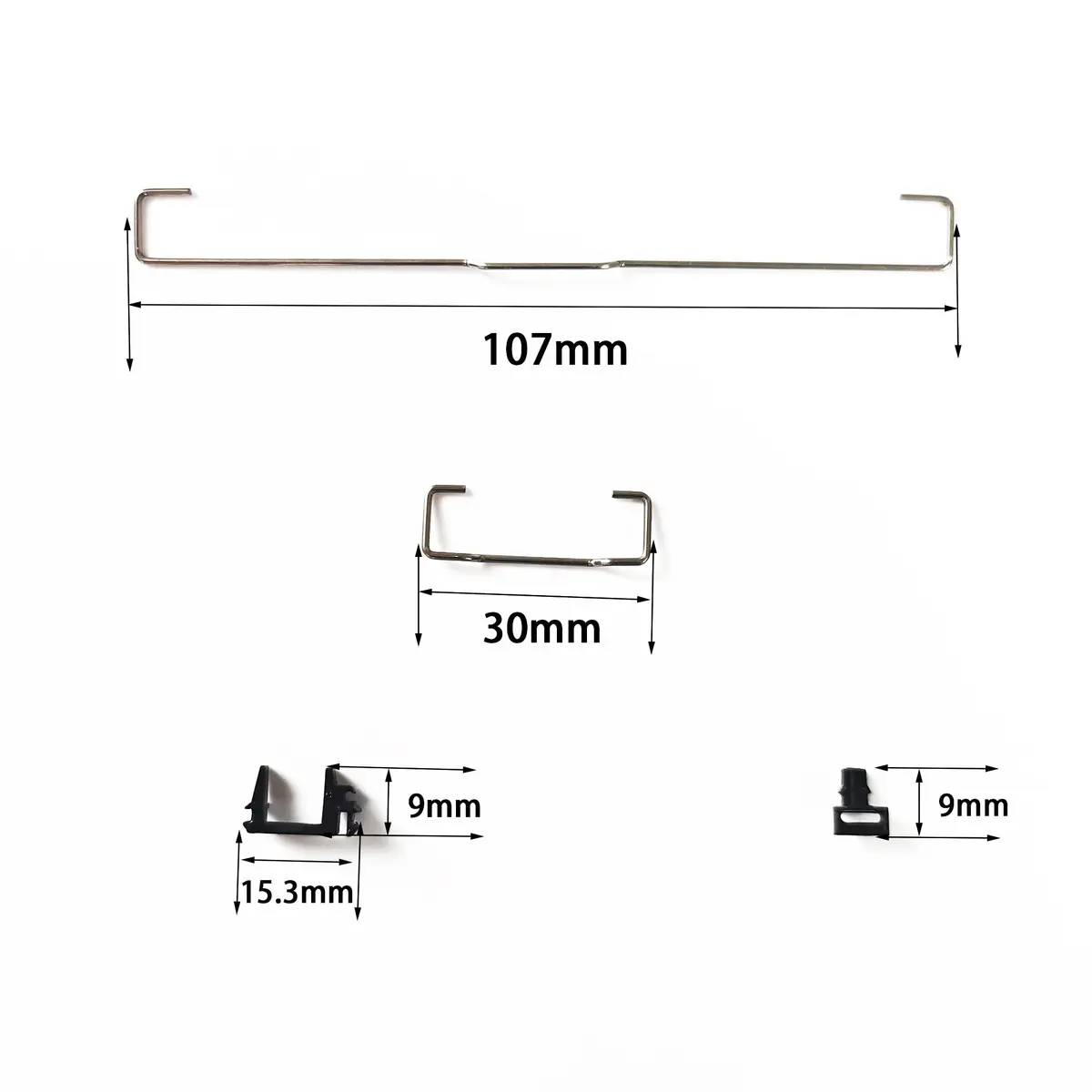 YMDK Costar Style Plate-Mounted Stabilizers for MX Mechanical Keyboard | Raised Wire, Better Tactile Feel - view 3