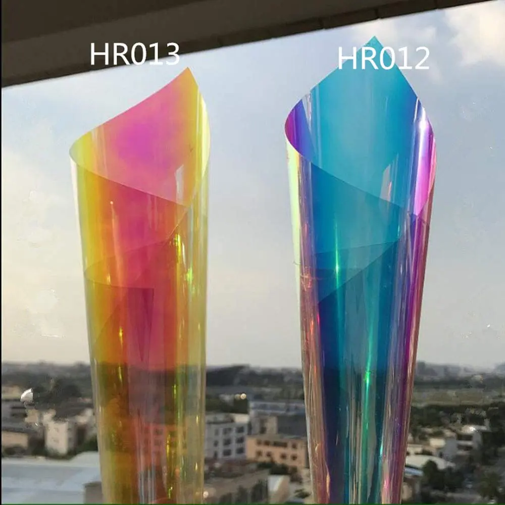 HOHOFILM 17.7"x78.7" Colorful Glass Window Film Decorative Tint with Anti-Shatter, UV Block, Heat Control - view 2