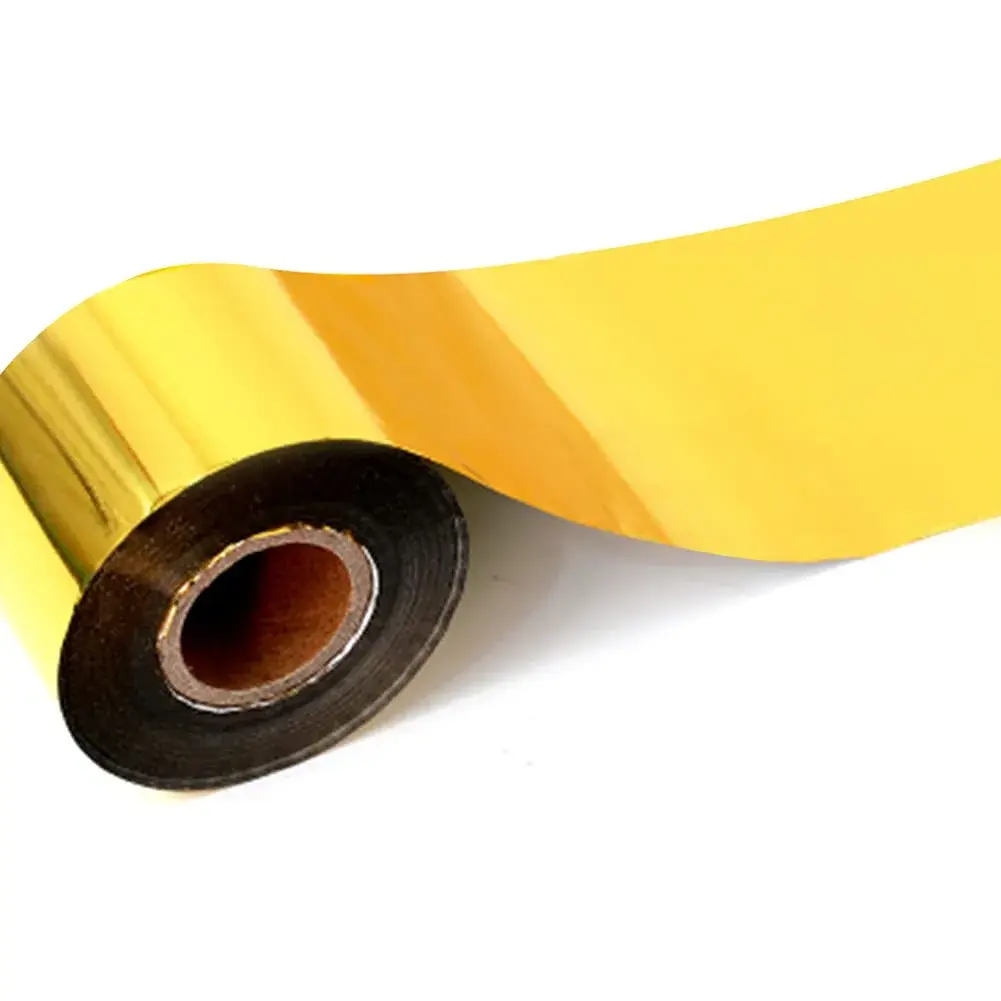 TOAUTO Gold Hot Foil Stamping Paper 4cm (1.5") x 400ft | Professional Grade Heat Transfer Foil for Leather & PU - main product image