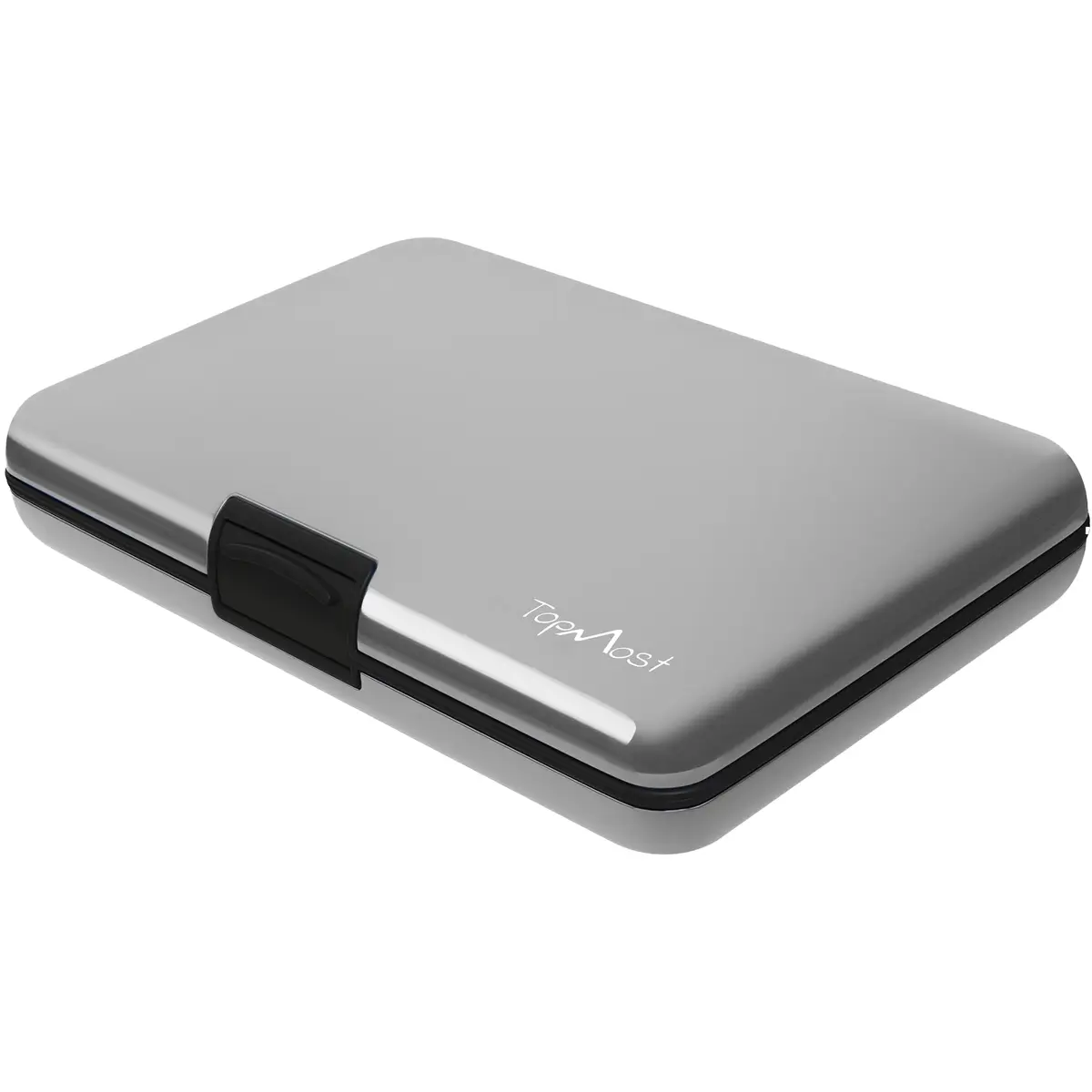 TopMost Aluminum Credit Card Holder, RFID Blocking Wallet for Women & Men - Silver | Holds 12 Cards - view 8