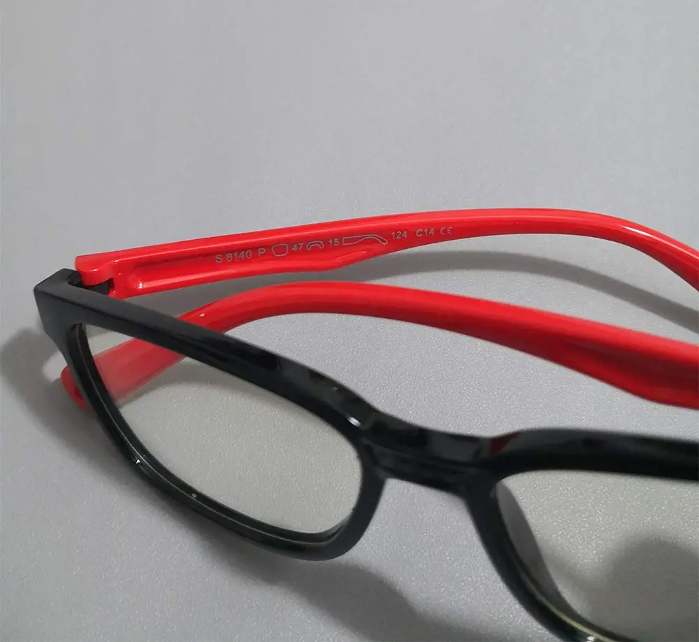 FOURCHEN Anti Blue Light Glasses for Kids Computer Glasses,UV Protection Anti Glare Eyeglasses, Video Gaming Glasses (Black-red) | Protect Eyes - view 6