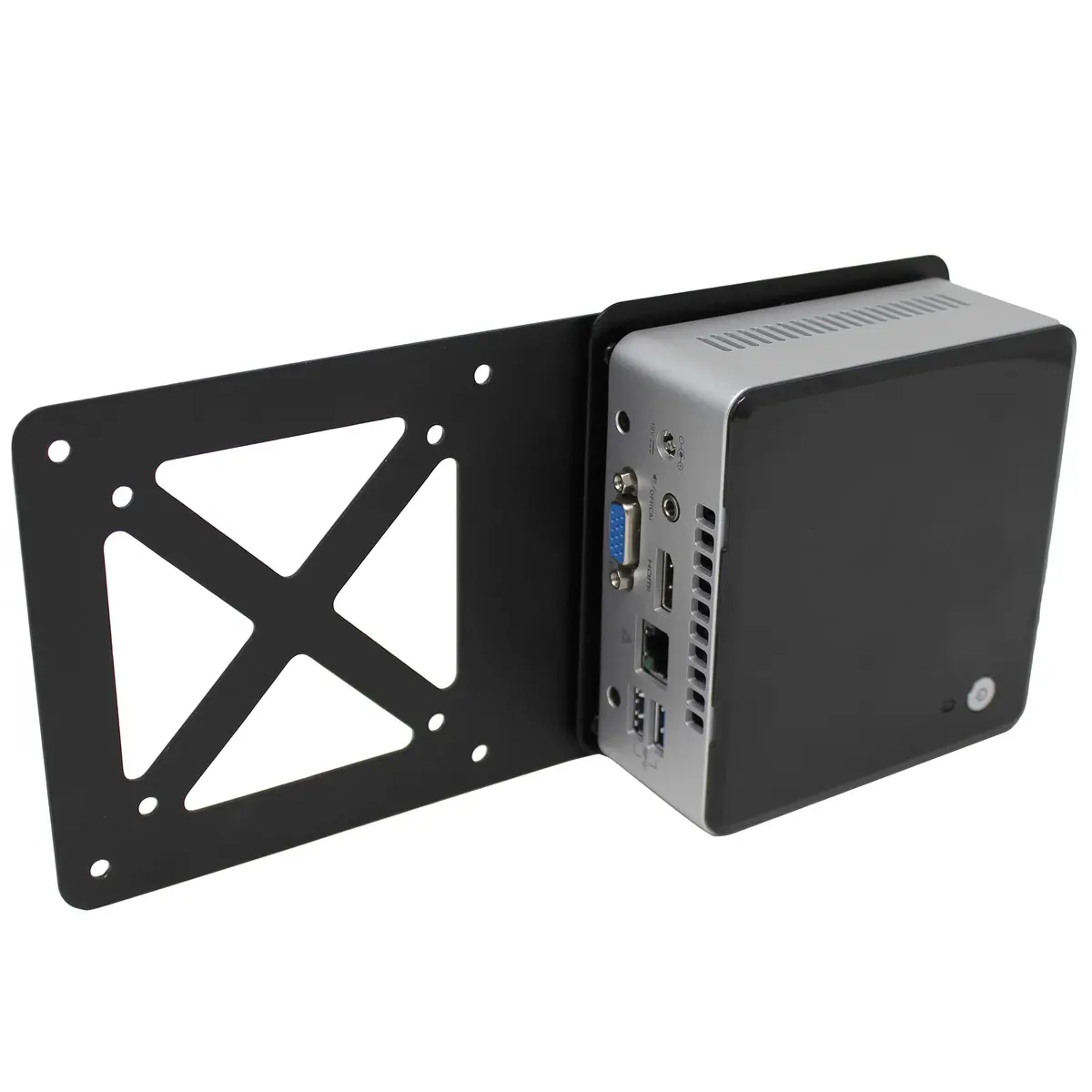 HumanCentric Mounting Bracket for Intel NUC mini pc VESA Monitor Arm 75x75 | Supports 75x75 & 100x100 Patterns - main product image