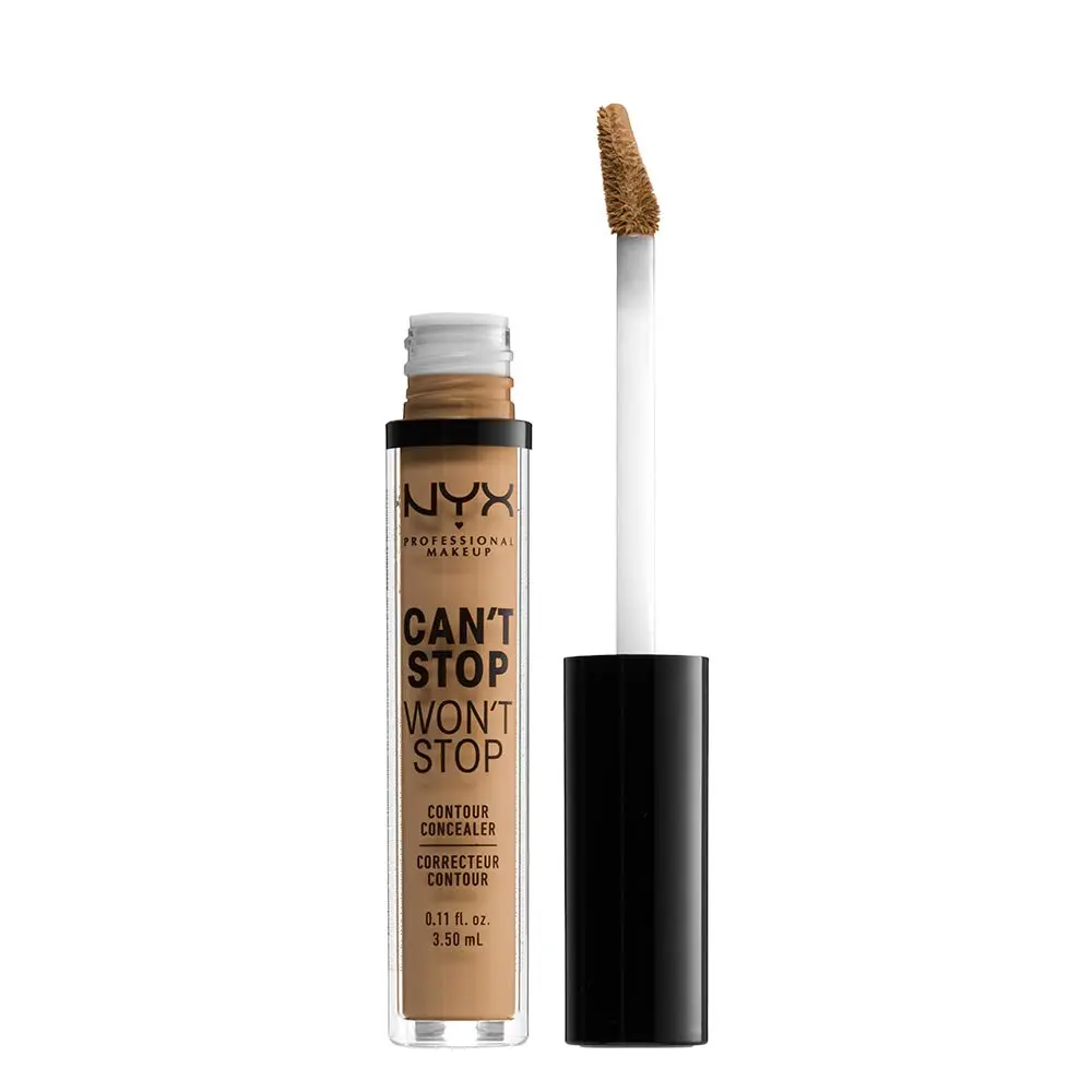 NYX PROFESSIONAL MAKEUP Can't Stop Won't Stop Contour Concealer 0.11 Fl Oz | 24h Matte Full Coverage - main product image