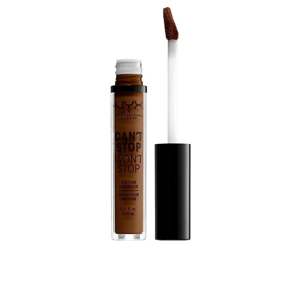 NYX PROFESSIONAL MAKEUP Can't Stop Won't Stop Contour Concealer Walnut 3.25ml (0.11 Fl Oz) | Full Coverage Matte Finish - main product image