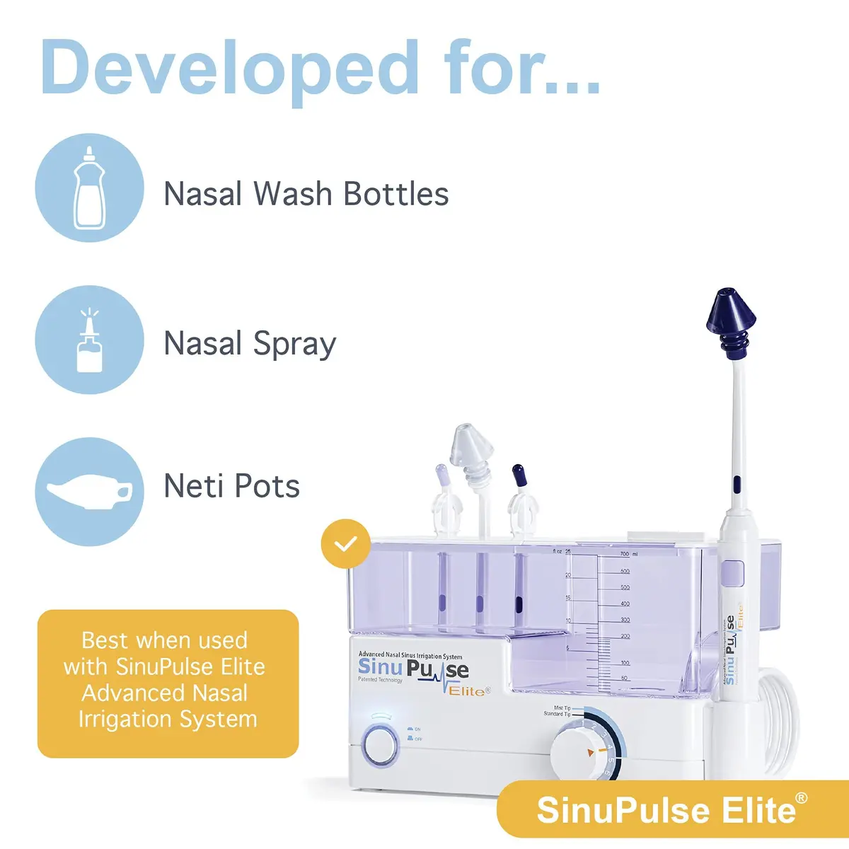 Health Solutions SinuAir Sinus Rinse Salt Solution 200g | Saline Powder for Nasal Irrigation & Sinuses - view 8