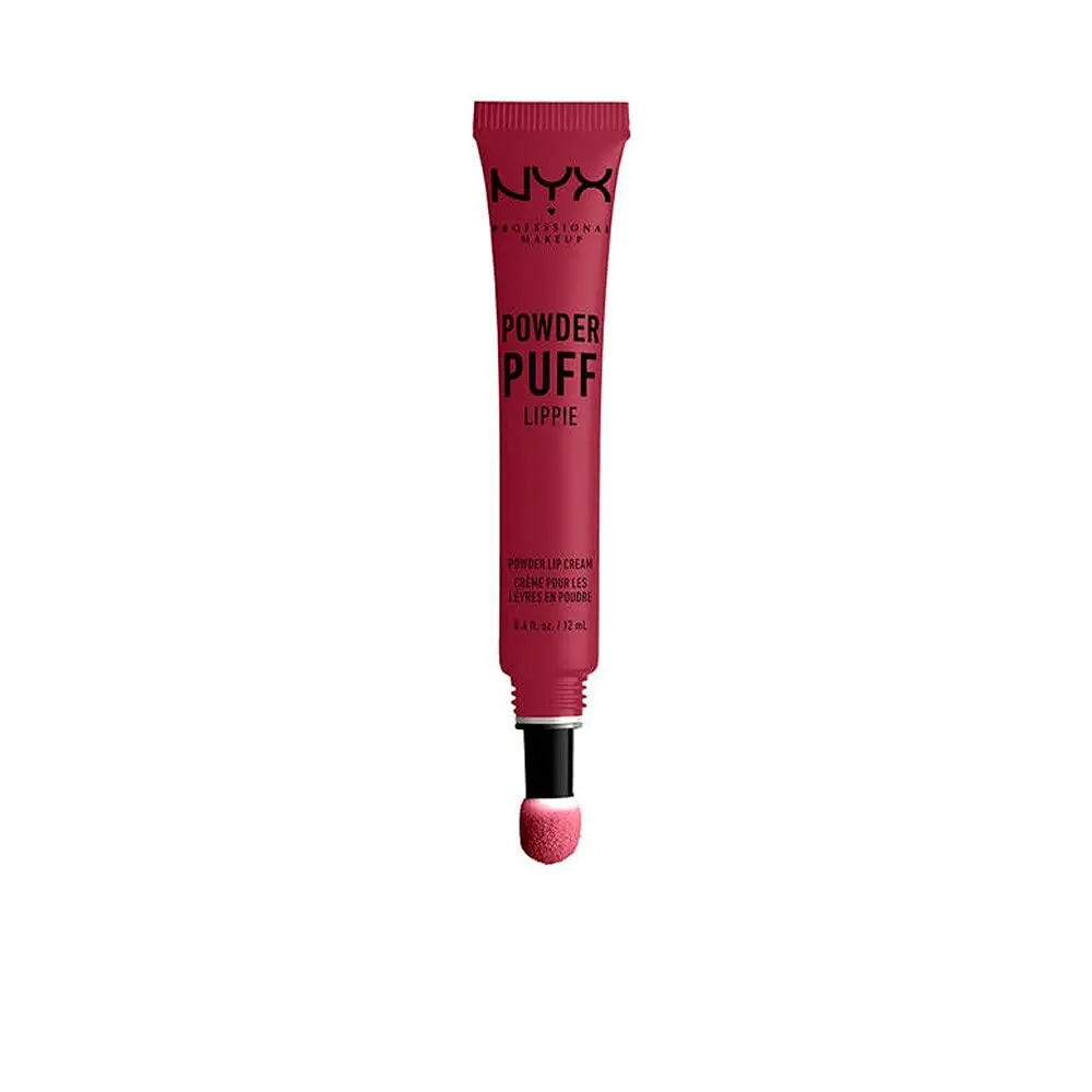 NYX PROFESSIONAL MAKEUP Powder Puff Lippie Lip Cream, Liquid Lipstick - Prank Call (Burgundy) | Matte, Long Lasting, Vegan - main product image