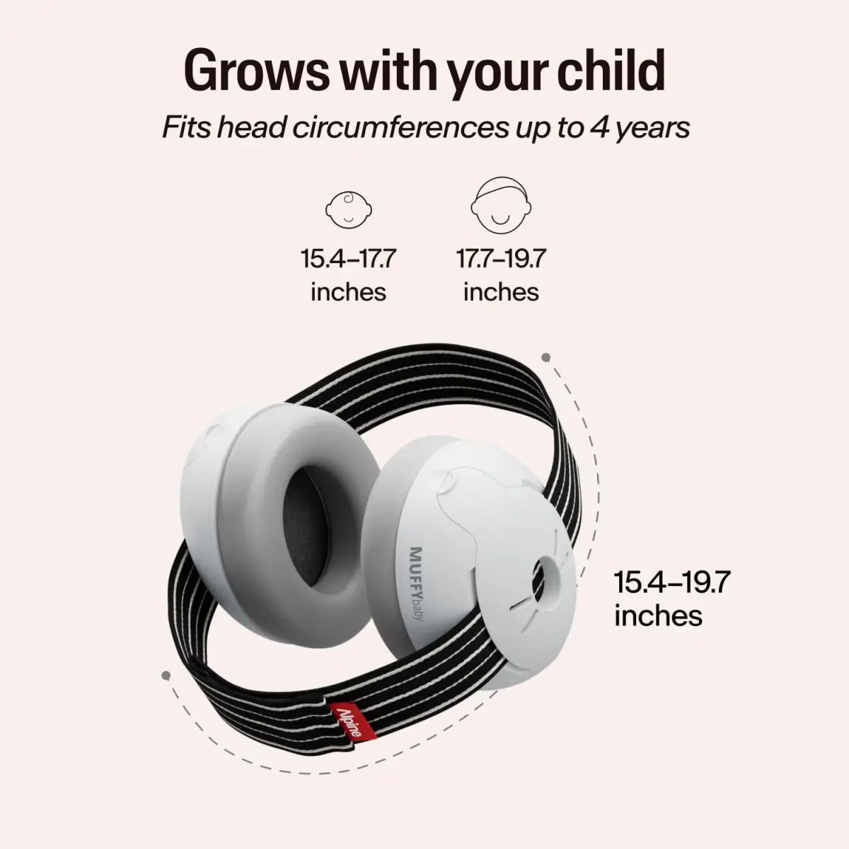 Alpine Muffy Baby Ear Protection Earmuffs for Babies & Toddlers up to 4 Years | CE & ANSI Certified Noise Reduction - view 5