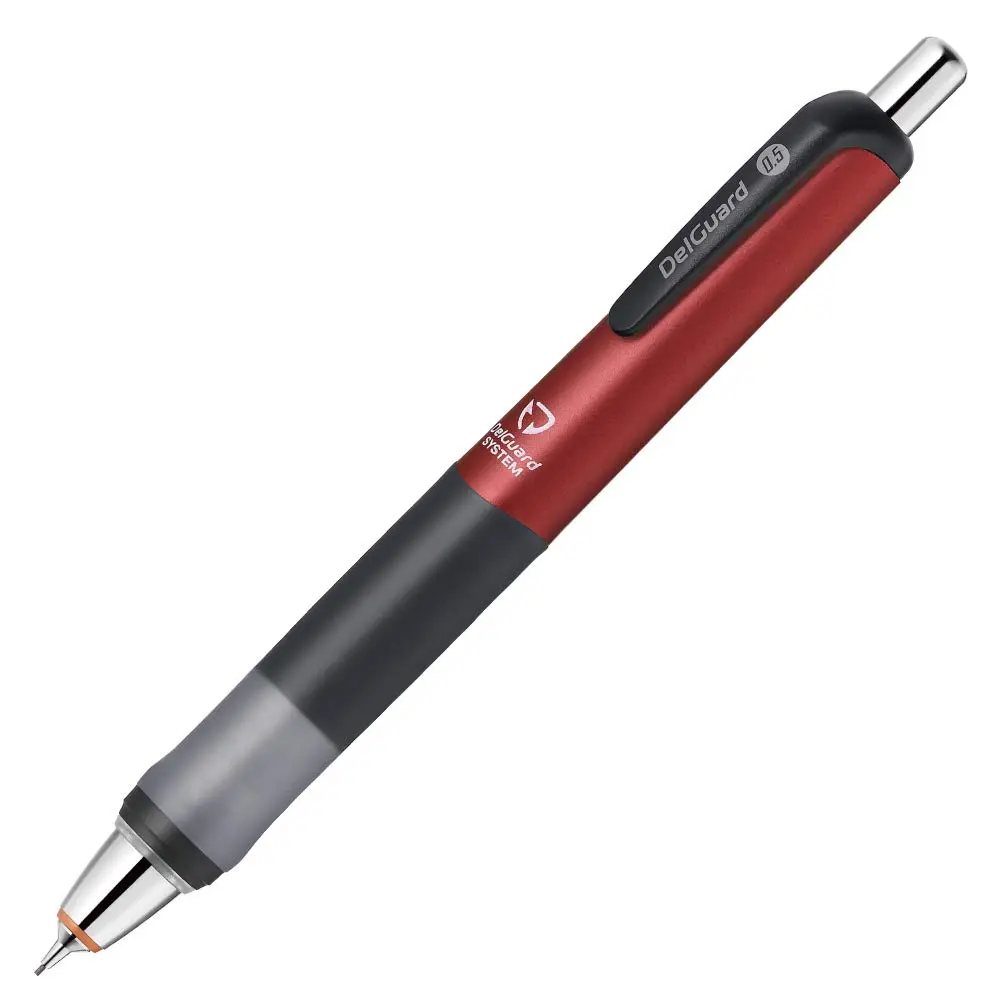 ゼブラ(ZEBRA) P-MA93-R Mechanical Pencil 0.5mm Red | High Pressure & Grip Protection - main product image