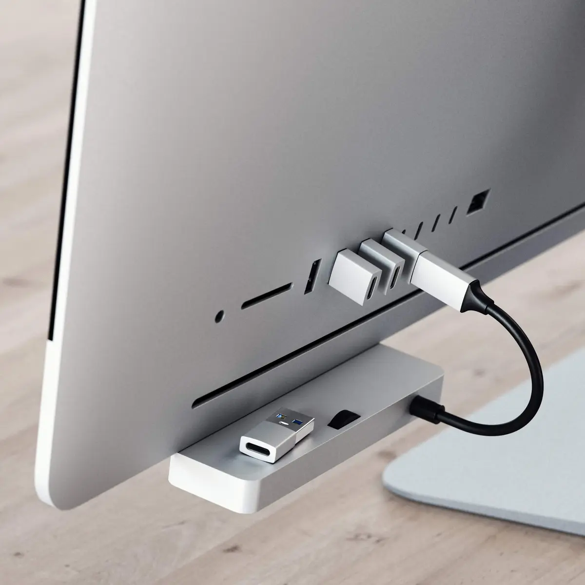 Satechi USB-A to USB-C Adapter, 10Gbps Data & 15W PD Charging, Silver | Connects USB-C Devices to USB-A Ports - view 5