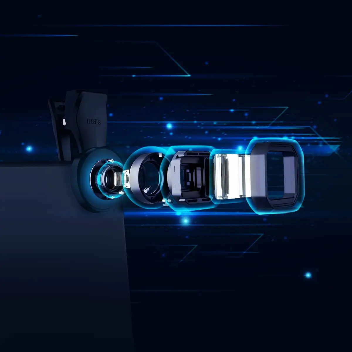 Sirui VD-01 Anamorphic Lens 1.33x for Smartphones | Cinematic Light Flares & Bokeh Effects - view 5