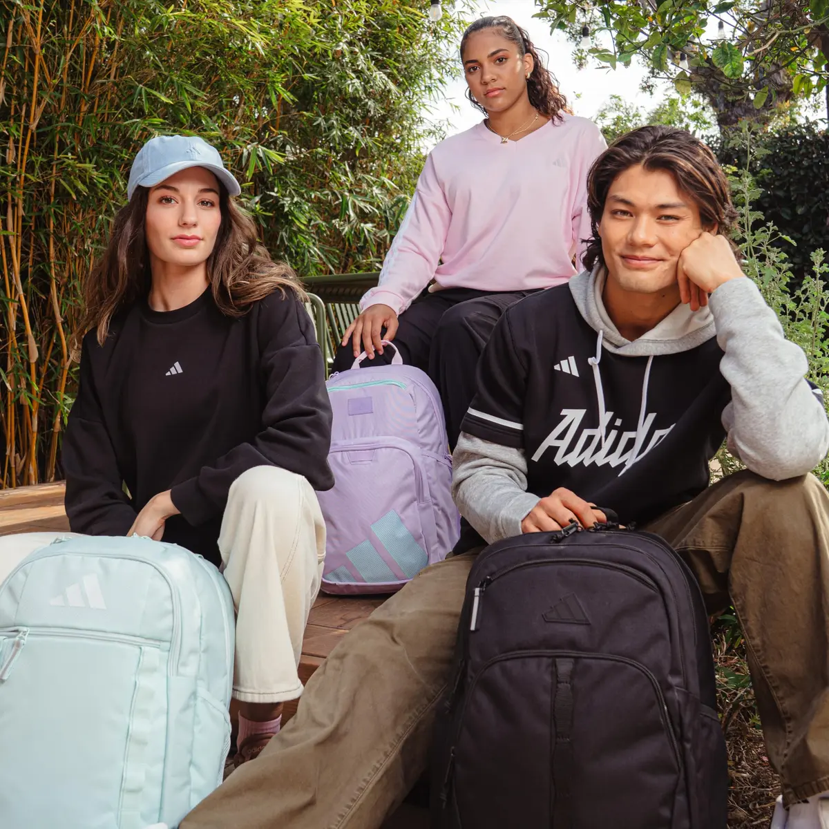 adidas Hermosa Mesh See-Through Backpack | Festival & Beach Bag, 29L - view 7