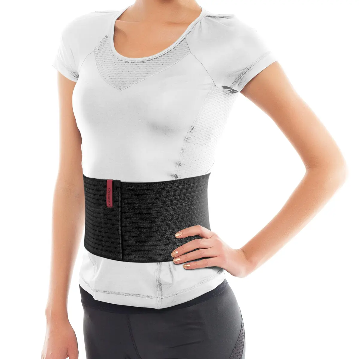 ORTONYX Umbilical Hernia Belt for Men Women, 6.25" Abdominal Support, Adjustable, Lightweight & Discreet - view 2