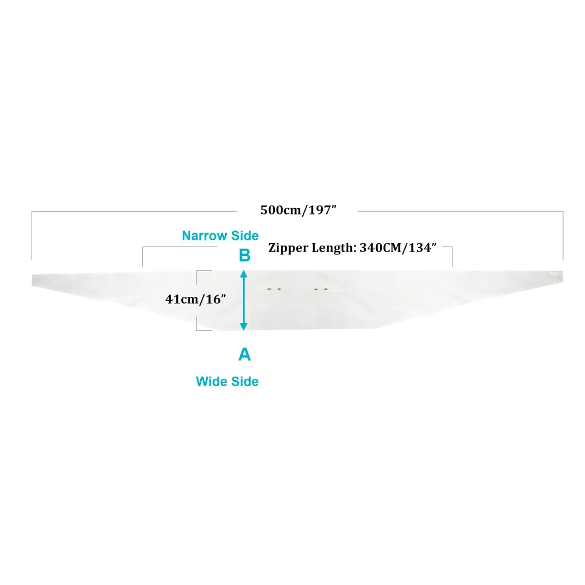 HOOMEE Universal Window Seal Kit 500cm (197") for Portable AC & Dryer | Seals 80 Min, Easy Install, White - view 9