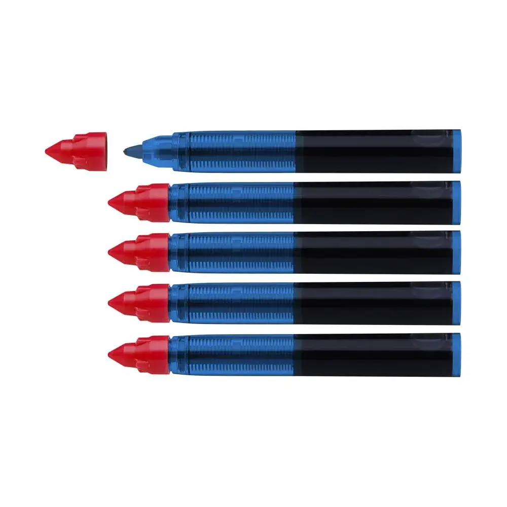 Schneider One Change Rollerball Refill Cartridges, .6mm, Red, Box of 5 | Smooth Ink Flow - view 2