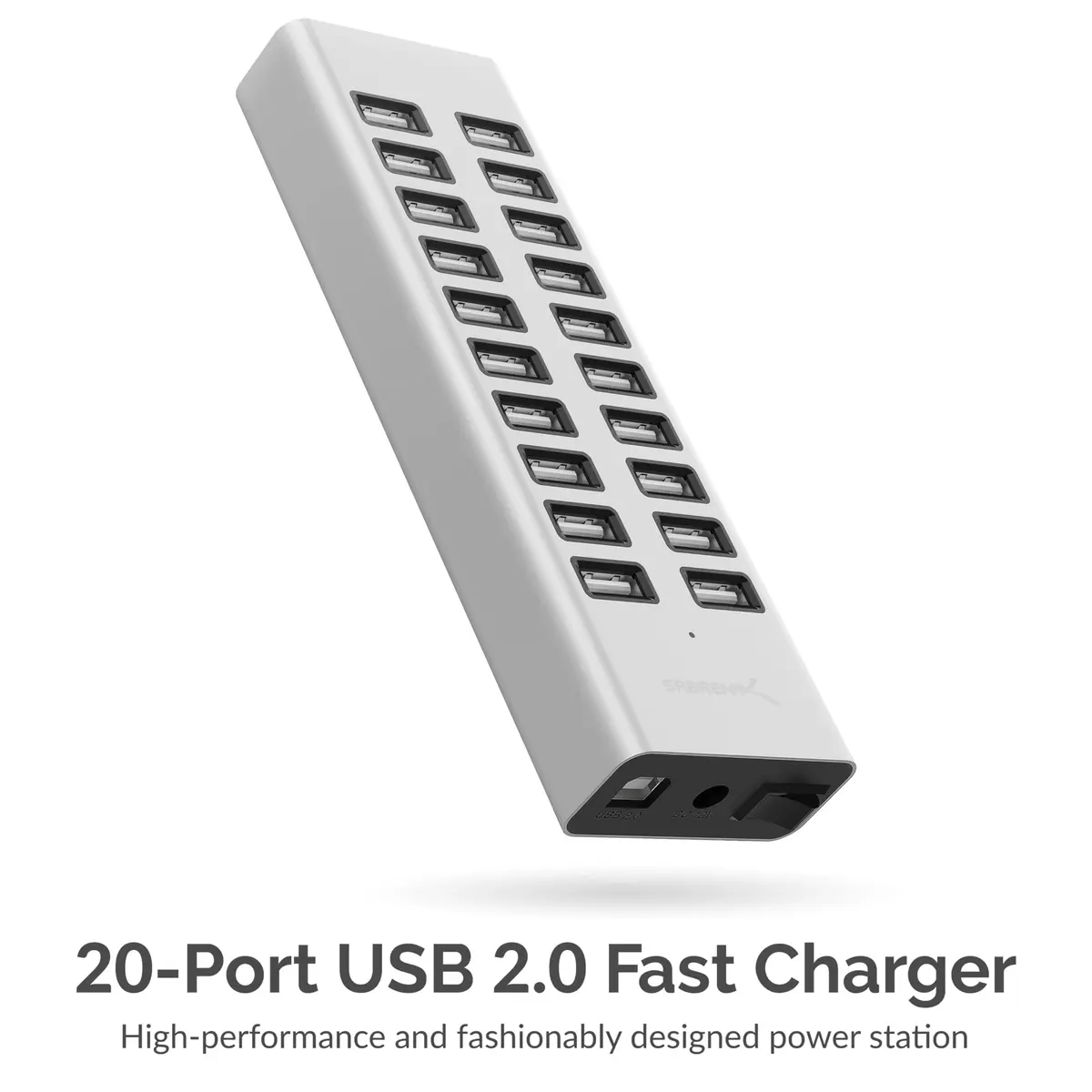 SABRENT 90W 20-Port USB 2.0 Charging Station | Multiport Hub for Devices (70-120 chars) - view 2