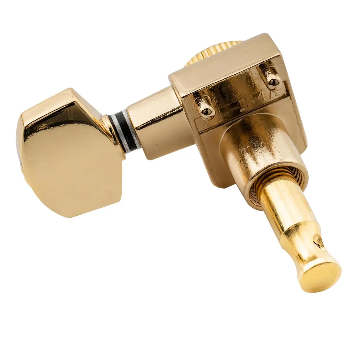 Musiclily Pro R15T-01 6 inline 2-pins Guitar Locking Tuners Set Gold | Smooth Tuning & Easy Upgrade - view 6