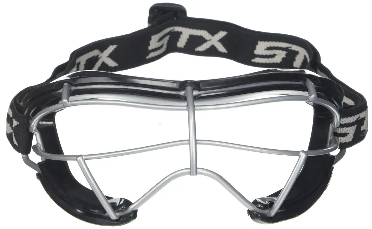 STX 4Sight+ S Adult Lacrosse Goggles - Black | SEI Certified ASTM F3077-177 - view 2
