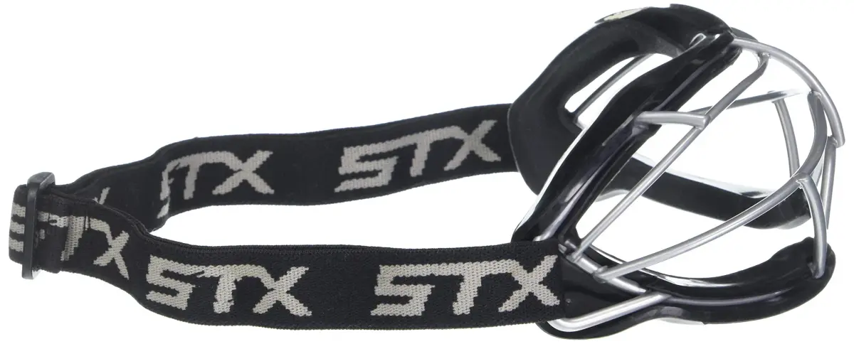 STX 4Sight+ S Adult Lacrosse Goggles - Black | SEI Certified ASTM F3077-177 - view 3