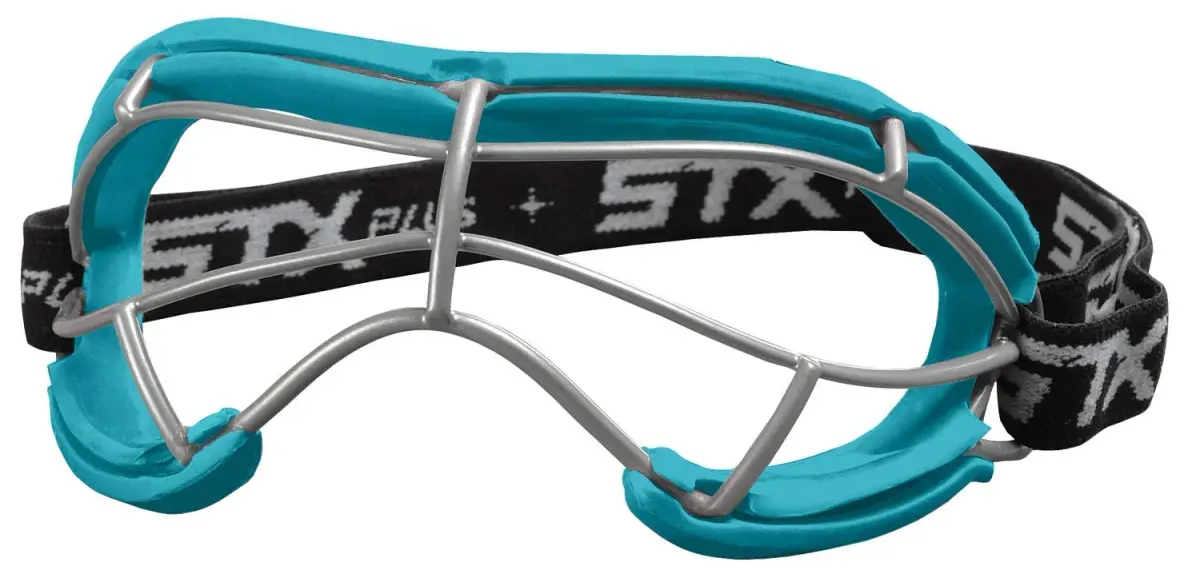 STX 4Sight+ S Adult Lacrosse Goggles Teal | SEI Certified ASTM F3077-177 - main product image