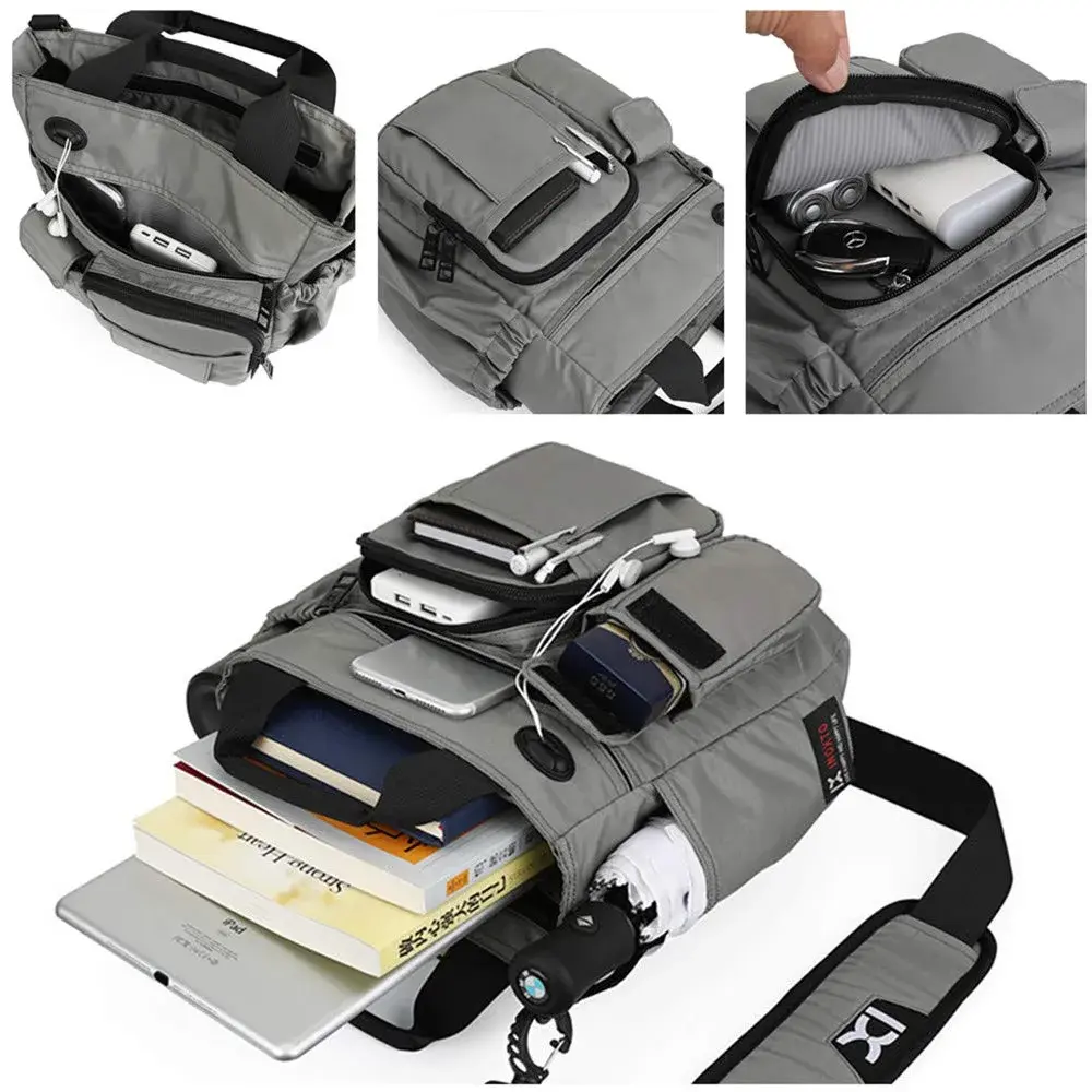 AlwaySky Crossbody Messenger Bag for Men & Women | 30cm x 25cm x 11cm (11.8" x 9.8" x 4.3") - view 6