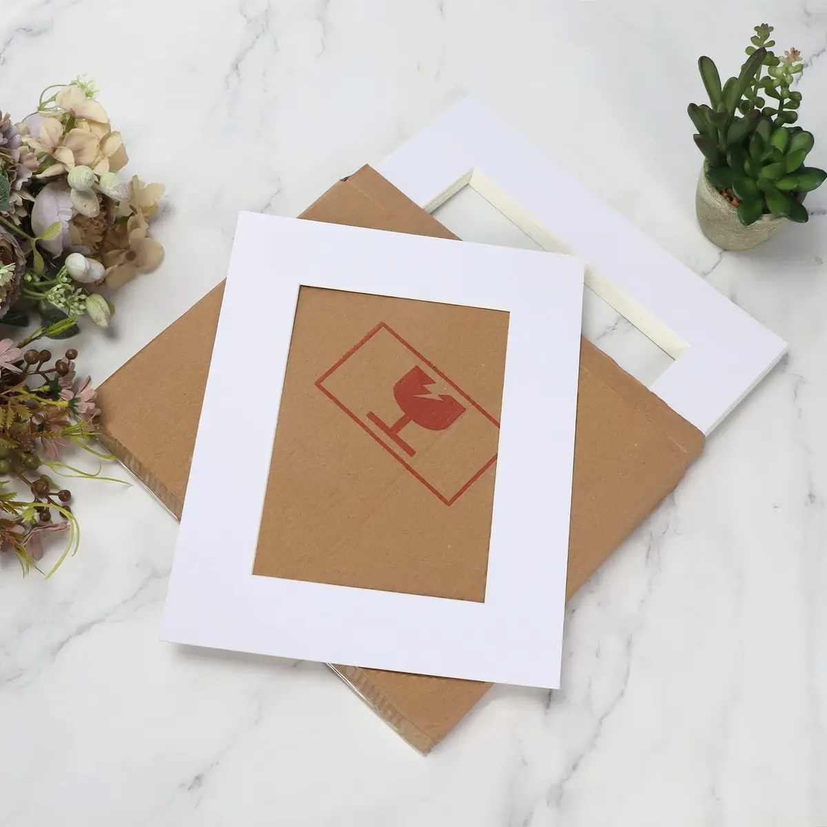 ZBEIVAN 8x10 White Picture Mats with Core Bevel Cut Frame Mattes for 5x7 Pictures Pack of 12 | Perfect for Framing 5x7 Photos - view 6