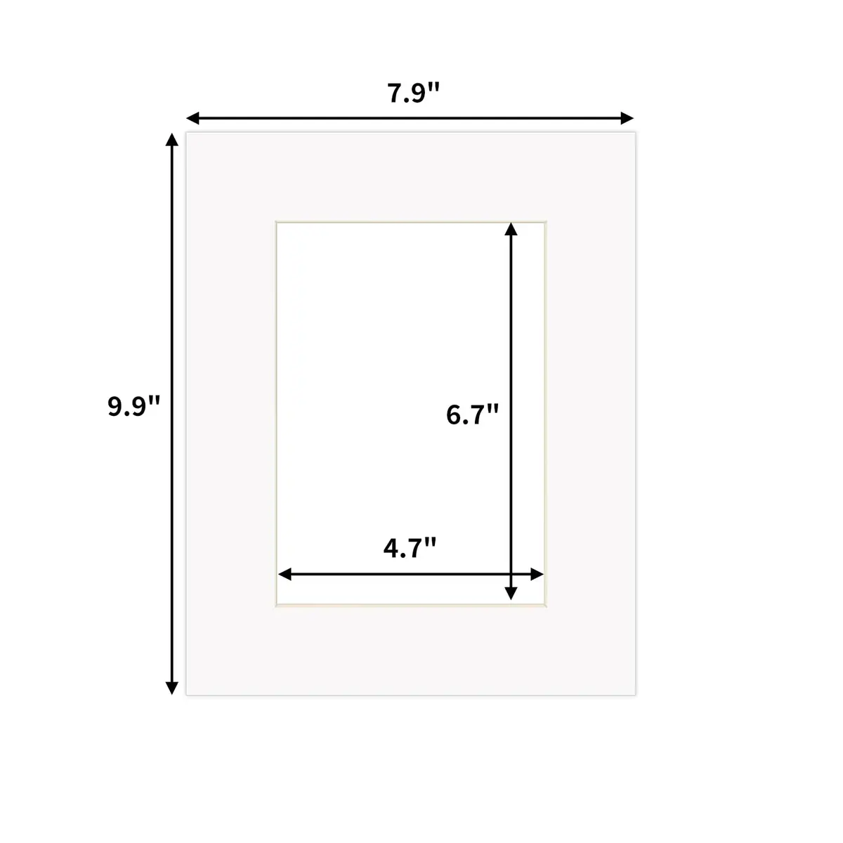 ZBEIVAN 8x10 White Picture Mats with Core Bevel Cut Frame Mattes for 5x7 Pictures Pack of 12 | Perfect for Framing 5x7 Photos - view 2