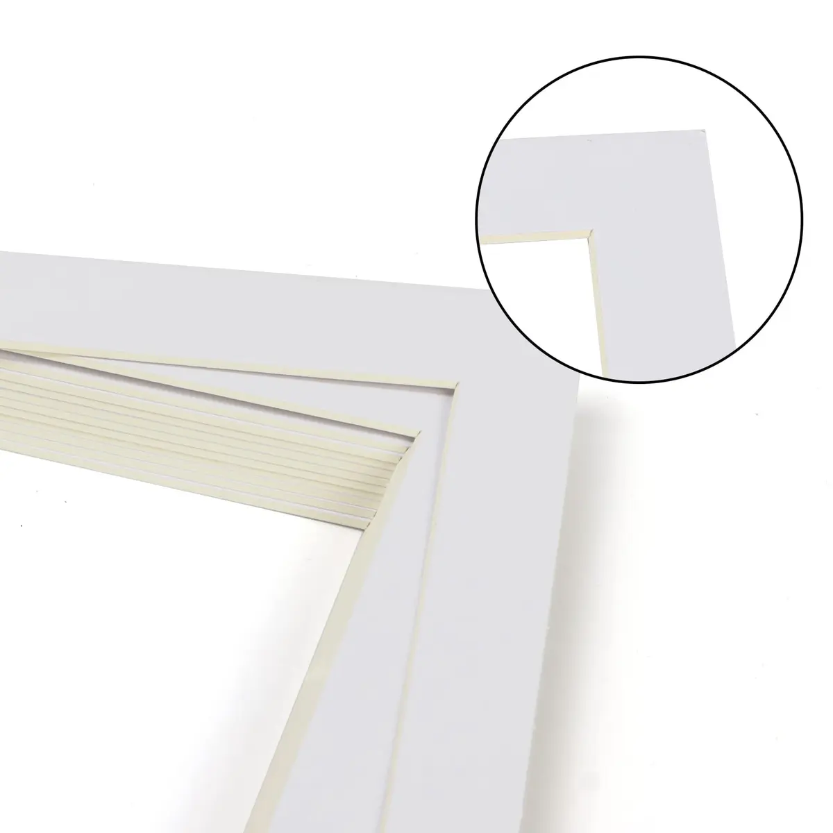 ZBEIVAN 8x10 White Picture Mats with Core Bevel Cut Frame Mattes for 5x7 Pictures Pack of 12 | Perfect for Framing 5x7 Photos - view 4
