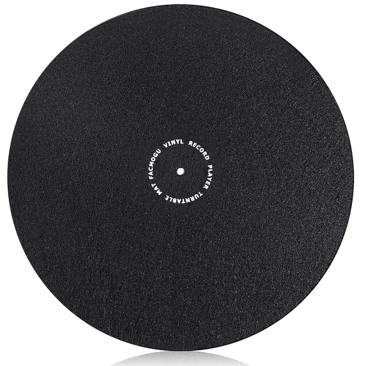 Facmogu 12in Turntable Mat for Record Player, Anti Static Wool Felt Slipmat | Reduce Vibration & Record Bumps - main product image