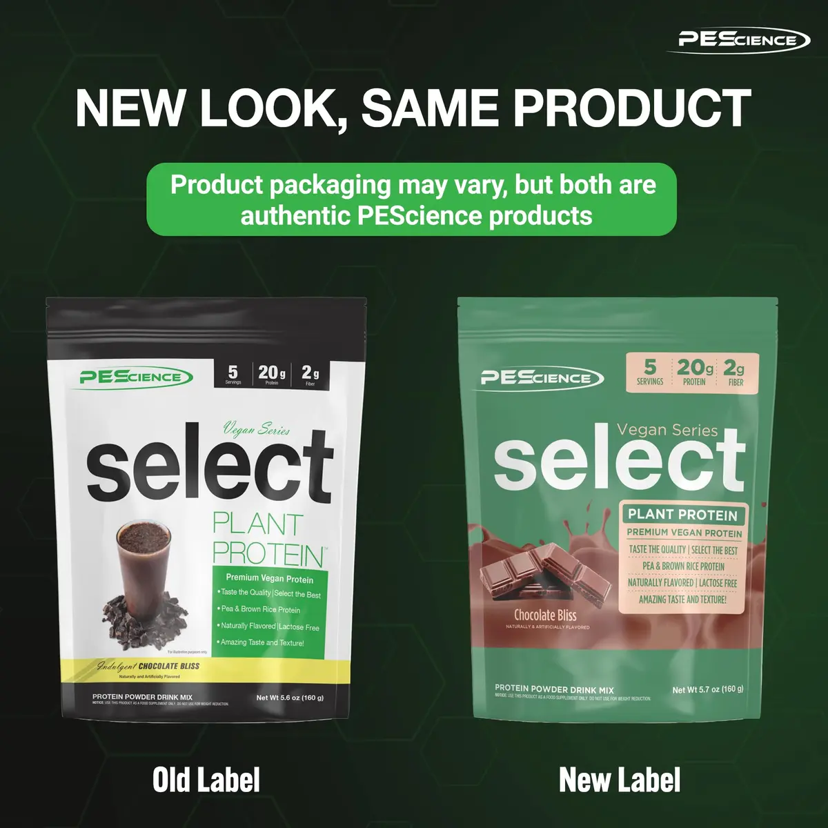 PEScience Select Vegan Protein Powder, Chocolate Bliss, 5 Servings | Plant-Based, Dairy-Free, Gluten-Free - view 2