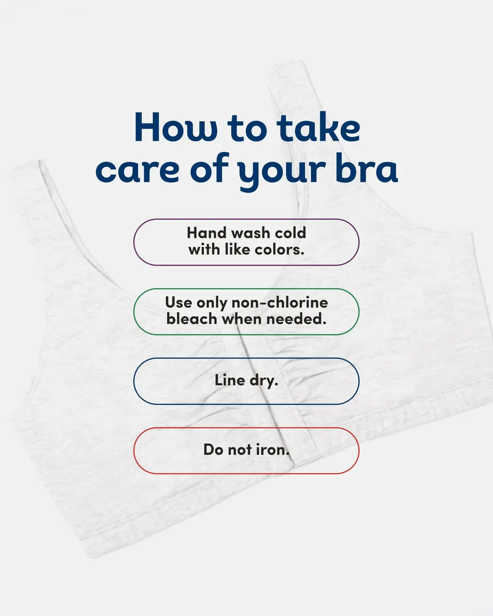 Fruit of the Loom Women's Front-Close Sports Bra Multi-Pack | Comfortable Cotton Support (70-120 chars) - view 7