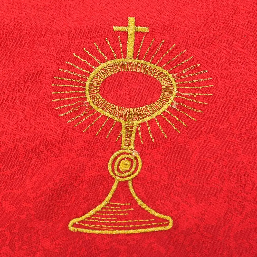 BLESSUME Altar Cloth Chalice Pall Chalice Veil | 45cm Round Polyester Church Altar Linen - view 4